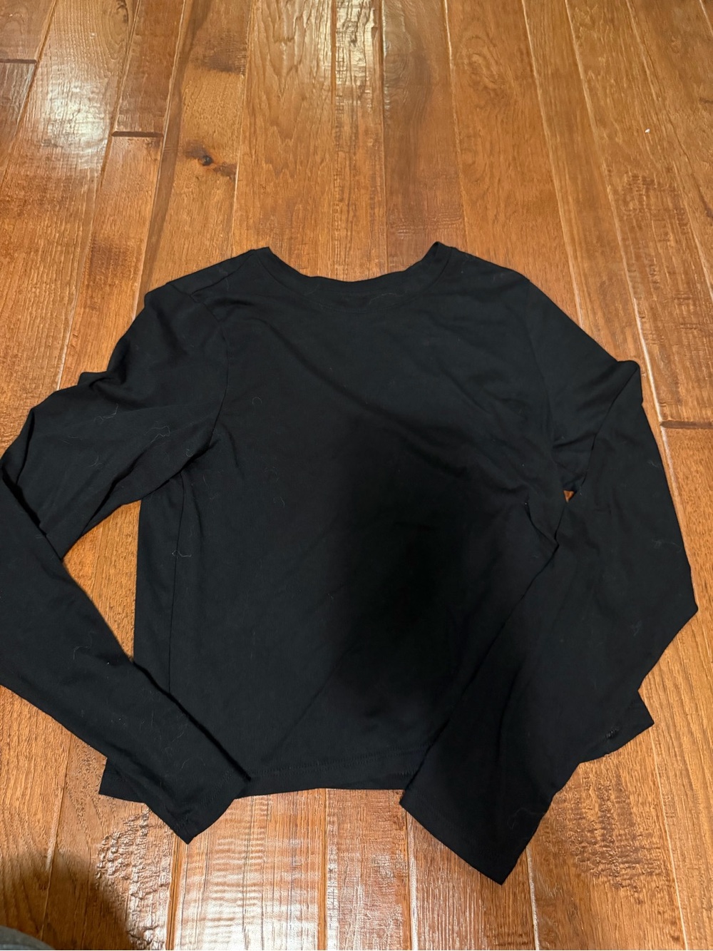 Old Navy Classic Black Long-Sleeve Women's Top